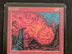 Fireball - Alpha - LP - MTG - Magic The Gathering - Red - Sorcery - Image 3