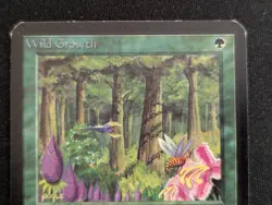 Wild Growth - Alpha - LP - MTG - Magic The Gathering - Green - Enchant - Image 3
