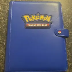Ultra Pro Pokemon snap binder Holds 160 Cards. 4 Pocket Card Binder - BLUE - Image 1
