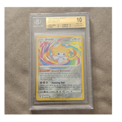 Pokemon 2020 Vivid Voltage Jirachi Amazing Rare Holo #119 Beckett BGS 10 - Image 1