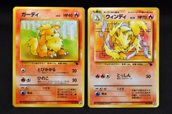 1999 Pokemon Growlithe & Arcanine - Squirtle Deck VHS (Intro Pack) Japanese - Image 1