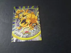 2000 Topps Pokemon Series 3 Silver Foil #125 Electabuzz TV Animation 1st Edition - Image 1