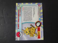 2000 Topps Pokemon Series 3 Silver Foil #125 Electabuzz TV Animation 1st Edition - Image 2