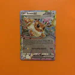Pokemon TCG Eevee EX 075/131 Prismatic Evolutions Double Rare - Image 1