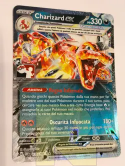 Charizard EX ® League Promo OBF 125/197 ® Rara Holo Foil ® Pokemon ® Italiano - Image 2