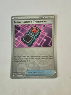 Team Rocket's Transceiver 178/182 Destined Rivals Pokemon Reverse Holo NM - Image 1