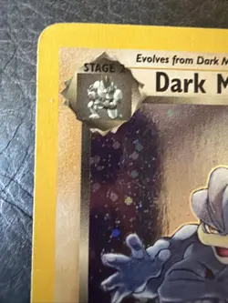 Pokemon TCG Dark Machamp #10/82 Team Rocket Holo Rare Vintage Played - Image 3
