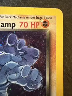 Pokemon TCG Dark Machamp #10/82 Team Rocket Holo Rare Vintage Played - Image 4