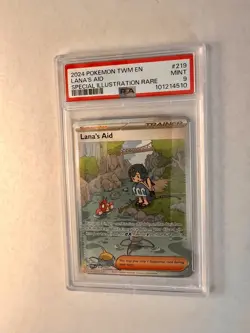 [PSA 9] Lana's Aid 219/167 Twilight Masquerade TWM Special Illustration POKEMON - Image 1