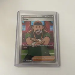 Judge 228/091 Paldean Fates Ultra Rare Full Art Trainer Pokemon TCG S&V - Image 1