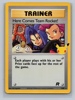 Here Comes Team Rocket! 15/82 Holo Celebrations: Classic Collection Pokemon NM - Image 1