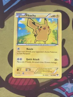 Pokemon Pikachu 42/146 - Non Holo - XY Base - Excellent - Image 1