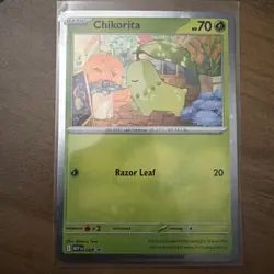 Chikorita MEP 069 - NM Pokemon Mega Evolution Perfect Order Holo Promo - Image 2