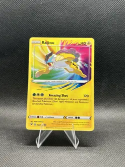 Raikou 050/185 Amazing Rare Vivid Voltage Pokemon Near Mint - Image 1