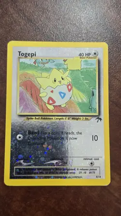 Togepi 4/18 Reverse Holo Pokemon Southern Islands - Image 1
