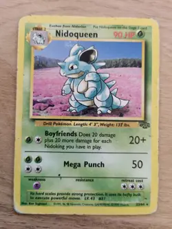 Pokemon TCG Nidoqueen Jungle 23/64 Rare WOTC - Image 1