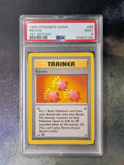 Pokemon Revive Base Set 1st Edition #89 PSA 9 Mint - Image 1