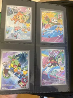 Full Set of 9 Pokemon First Partner Series 1 Illustration Collection English - Image 2