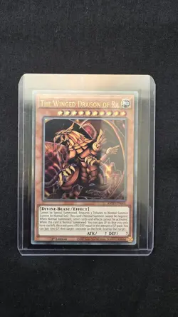 YuGiOh The Winged Dragon of Ra Millennium Ultra Rare 1st Edition Mint KICO-EN065 - Image 1