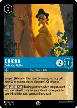 Chicha - Dedicated Mother 5 P Disney Lorcana Promo Cards Lorcana NM - Image 1