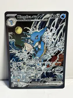 NEW! Kingdra ex 131 Sv: Scarlet & Violet Promo Cards Holo Mint Pack Fresh Card! - Image 3