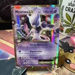 JUMBO Mewtwo EX Oversized Card 2016 Evolutions Promo 52/108 Pokemon NM/LP - Image 2