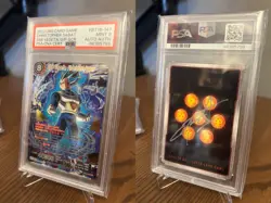 Dragon Ball Super Card Game - SSB Vegeta Unbridled SCR PSA 9 Chris Sabat AUTO - Image 1