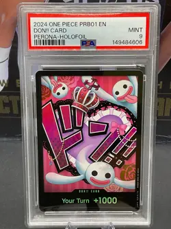 2024 One Piece English PRB-01 Don!! Card Perona - Holofoil PSA 9 MINT - Image 1
