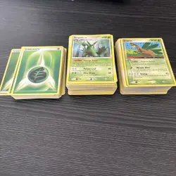 Pokemon Grass-Type Card Lot (130+ monster cards & 30 grass energy) Various Sets - Image 3
