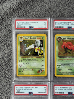 Pokemon PSA Holo Lot (6 Cards) – Gym Heroes, Rocket, Challenge WOTC Vintage - Image 2