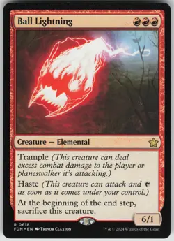 Ball Lightning #618 (NM) Foundations FDN Magic MTG - Image 1