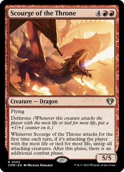 Scourge of the Throne - Commander Masters #0253 MTG Magic The Gathering - Image 1