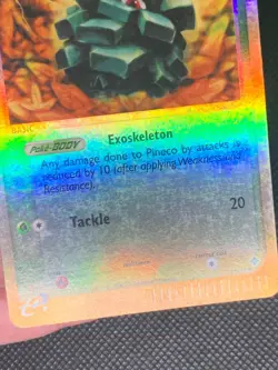 Pineco 71/97 Reverse Holo - ex Dragon Pokemon Card - DMG - Image 2