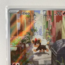 Pokemon Card TCG Litleo 139/132 Mega Evolution Illustration Rare 2025 - Image 2