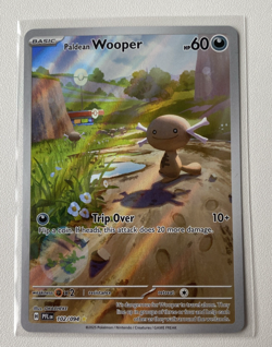 Paldean Wooper 102/094 Pokemon TCG Phantasmal Flames Illustration Rare English - Image 1
