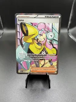 Pokemon TCG Iono Scarlet & Violet Paldea Evolved Holo Ultra Rare Card 254/193 - Image 1