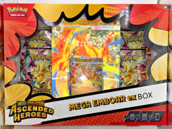 Pokemon TCG Ascended Heroes Mega Emboar Ex Box - Brand New & Sealed ✅ - Image 1