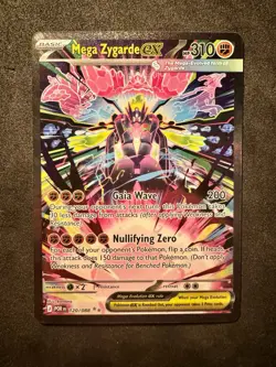 Mega Zygarde EX Pokemon TCG Card PDR 120/088 Gaia Wave Nullifying Zero Basic - Image 1