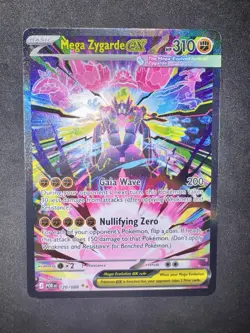 Mega Zygarde EX Pokemon TCG Card PDR 120/088 Gaia Wave Nullifying Zero Basic - Image 2