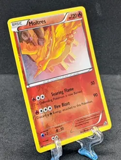 Pokemon Legendary Treasures Set Moltres Reverse Holo Rare Card 22/113 NM - Image 1
