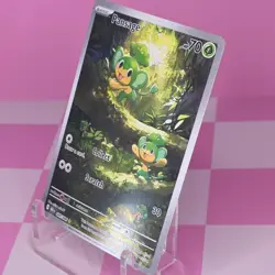 Pokemon Pansage Illustration Rare Holo 089/086 Sv: Black Bolt 70HP Basic Card - Image 5