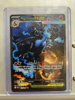 Mega Charizard X Ex SIR 125/094 Phantasmal Flames Near Mint Pokemon TCG - Image 1