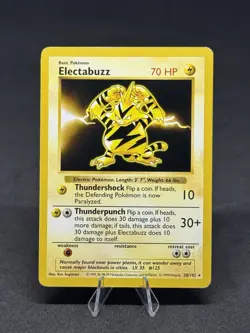 Pokemon Electabuzz 020/102 Base Set (Shadowless) Regular - Image 1