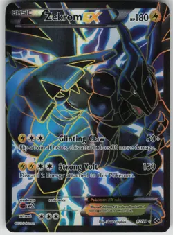 Pokemon TCG Zekrom EX (97 Full Art) Ultra Rare Next Destinies 97/99 - Image 1