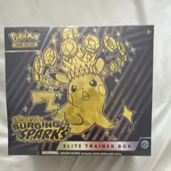 Pokemon Scarlet & Violet Surging Sparks Elite Trainer Box Promo Booster - Image 1