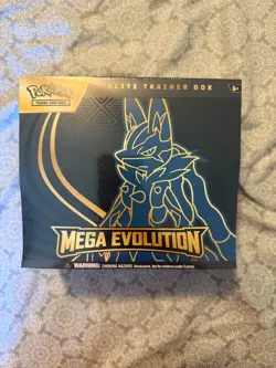 Pokemon TCG Mega Evolution Lucario ETB Elite Trainer - Image 1
