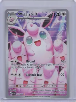 Wigglytuff 105/094 Illustration Rare Phantasmal Flames Pokemon NM - Image 1