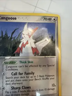 Pokemon Zangoose 25/108 EX Power Keepers - Image 3