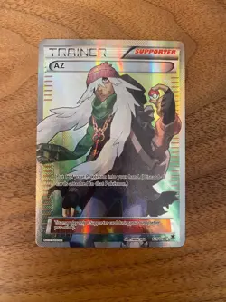 Pokemon AZ Trainer Supporter Full Art Holo 117/119 XY Phantom Forces LP - Image 1