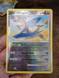 Pokemon TCG Garchomp Reverse Holo Rare Platinum Supreme Victors 5/147 - Image 2